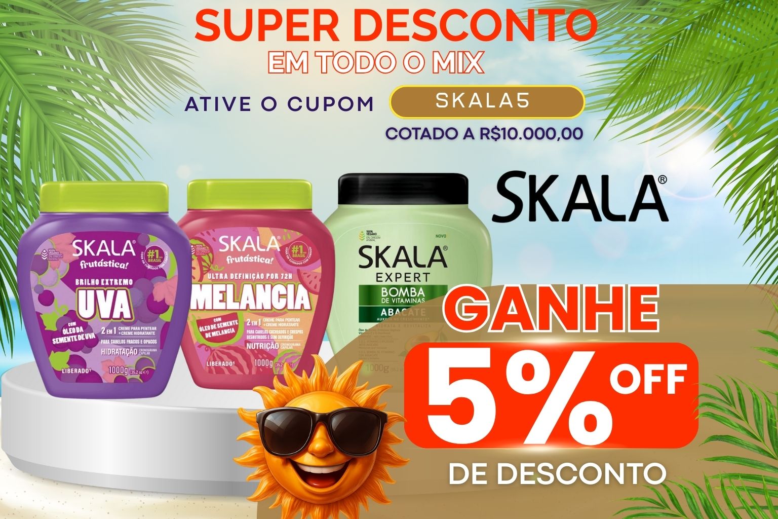 Ganhe 5% de desconto em Todo Mix SKALA