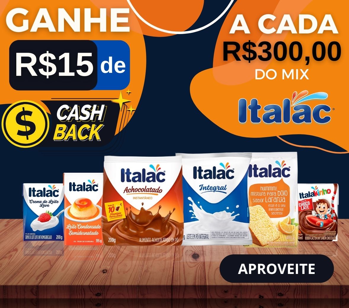 Ganhe R$15,00 de volta em Vale Compras no App