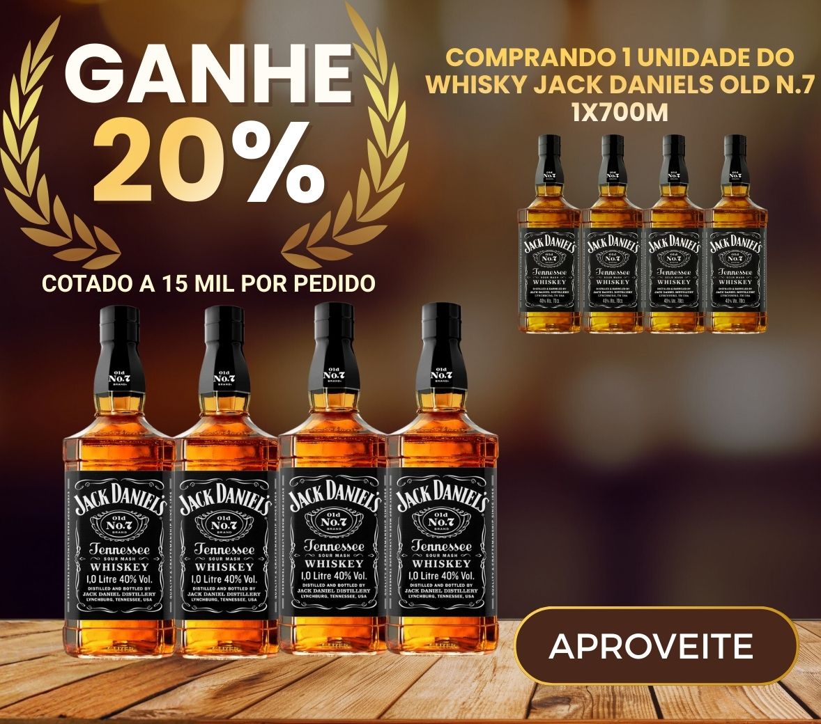 Ganhe 20% de Desconto